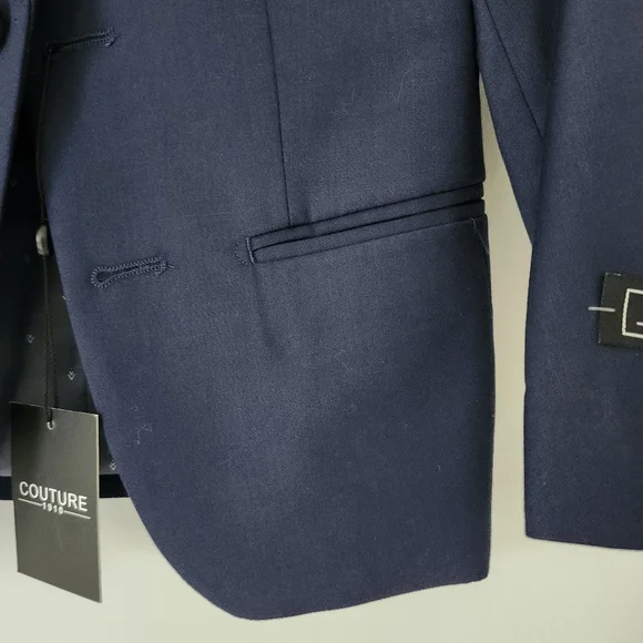 FABIAN Couture 1910 BOY’s Power Stretch Suit Separates in Navy Blue BLAZER Sz 6B - Picture 5 of 10